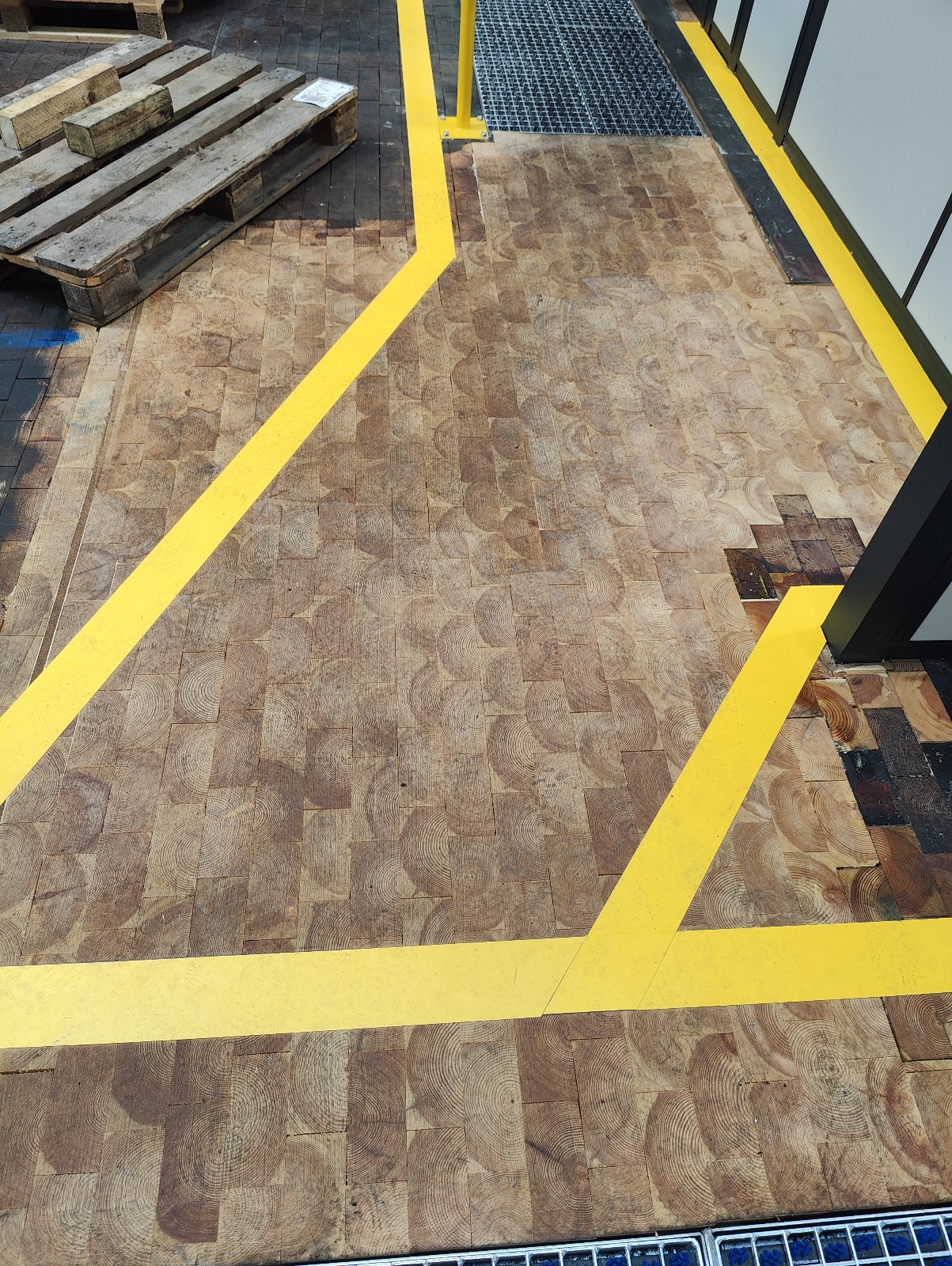Holzpflaster Industrieeinsatz